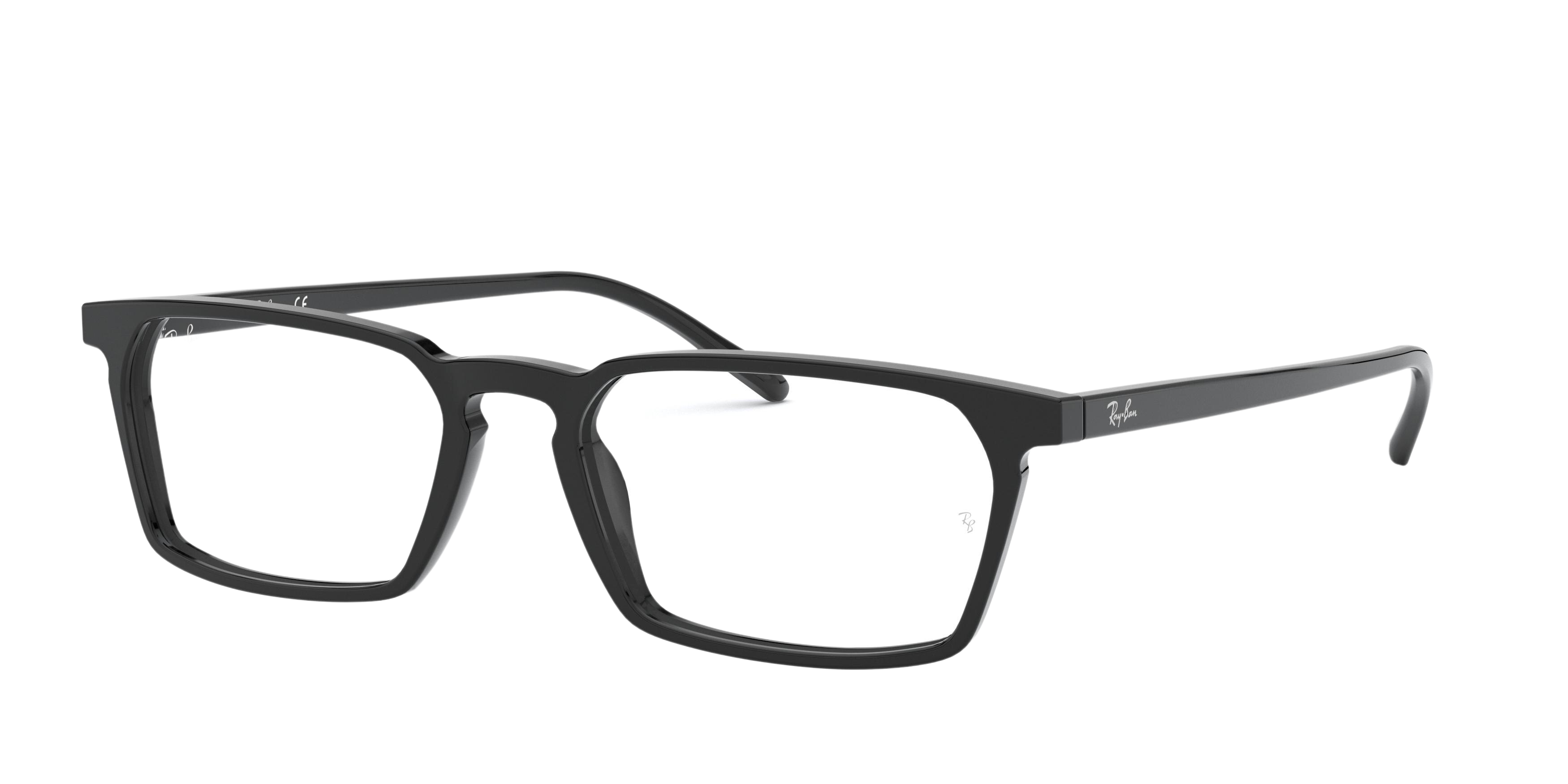 Ray-Ban RX5372 rectangle eyeglasses in Black