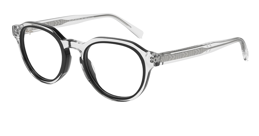 Crystal with Black Inner Rim