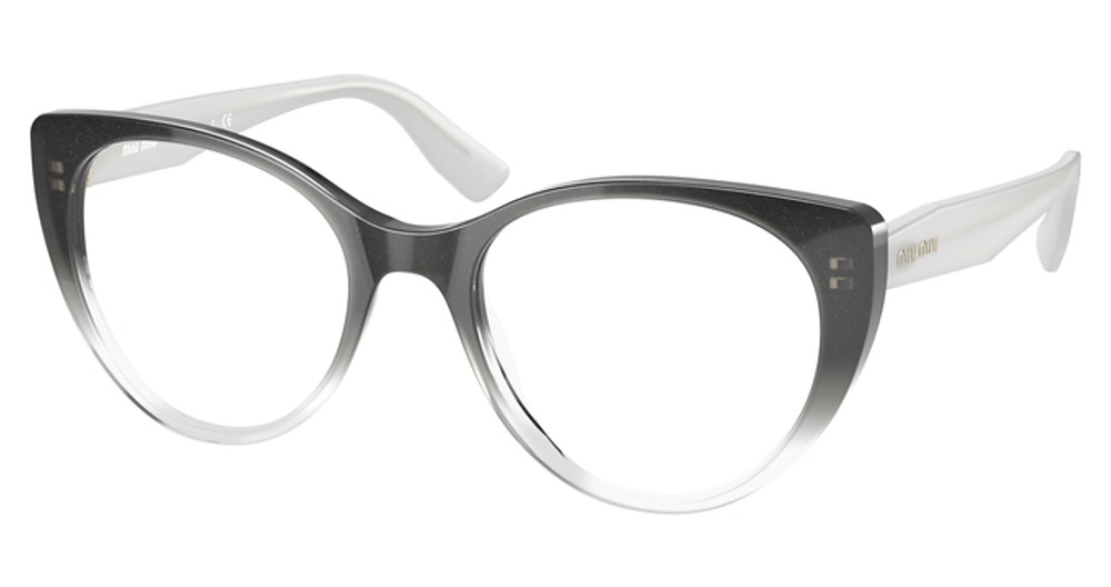 Miu Miu MU 06TV cateye eyeglasses in Black Gradient