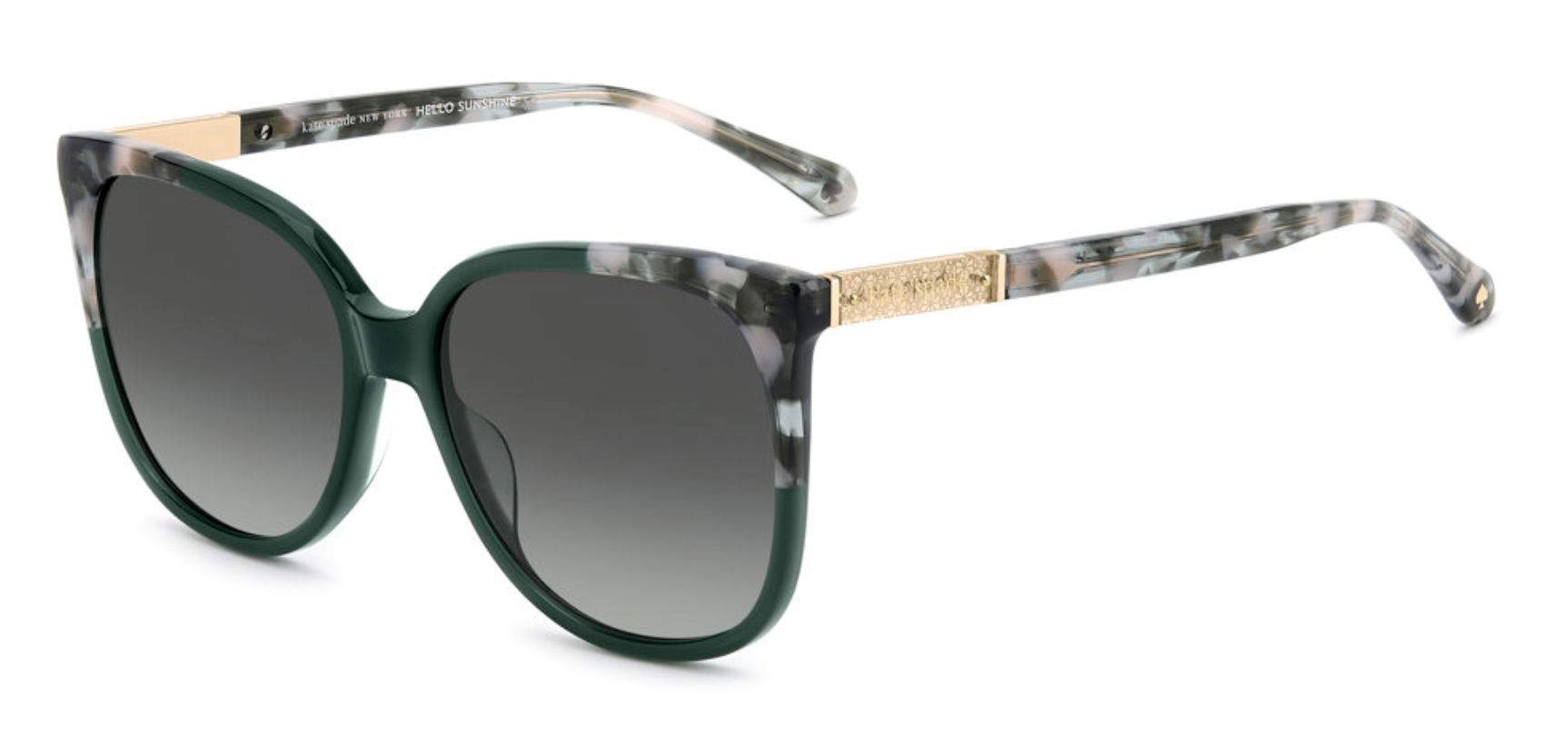 GREEN / DARK GREY SHADED