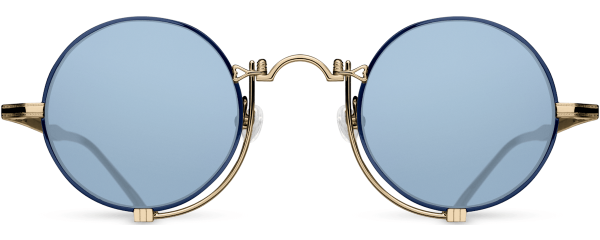 Brushed Gold - Navy