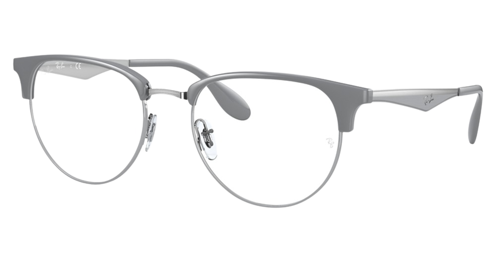 Ray-Ban RX6396 round eyeglasses in Grey