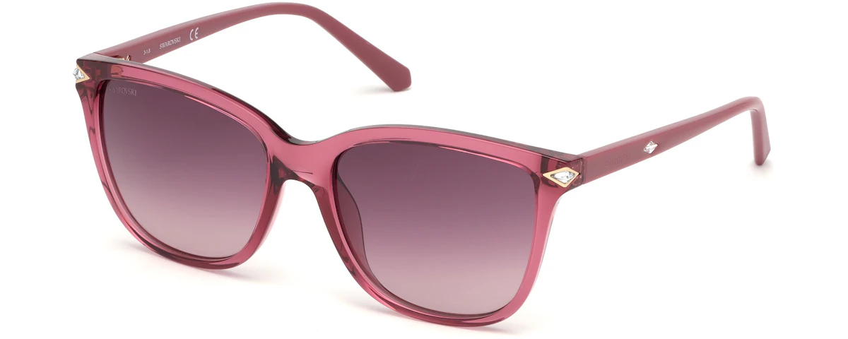 Shiny Pink / Gradient Bordeaux Lenses