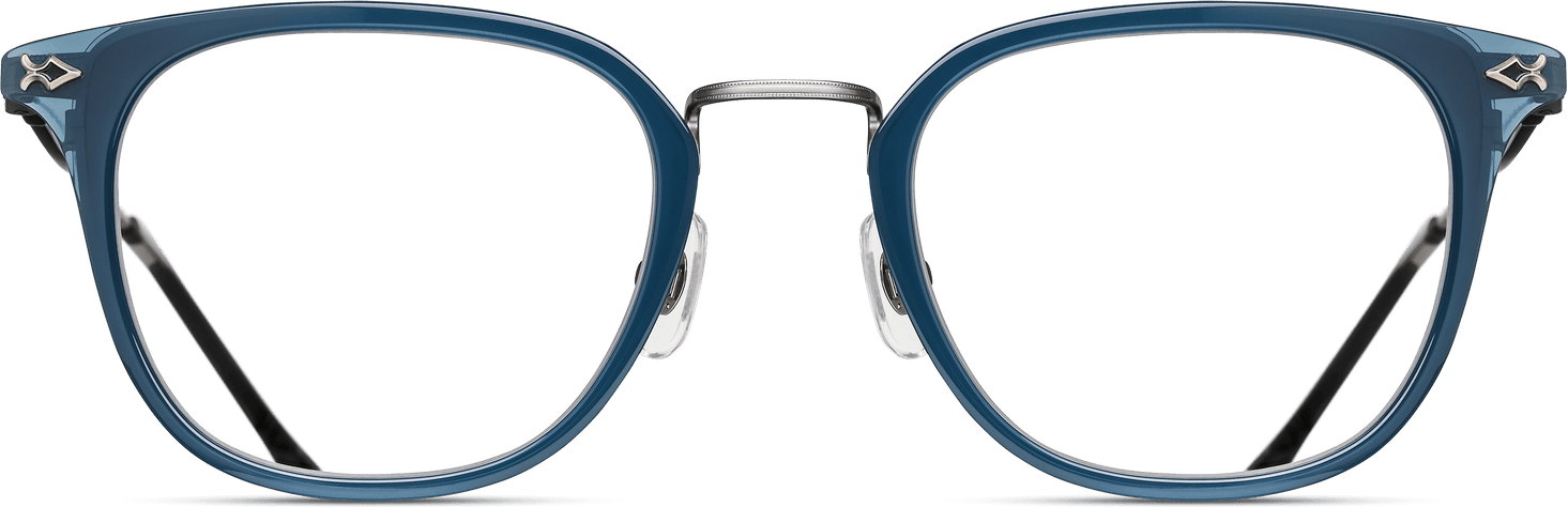 Antique Silver - Navy Demi Brown