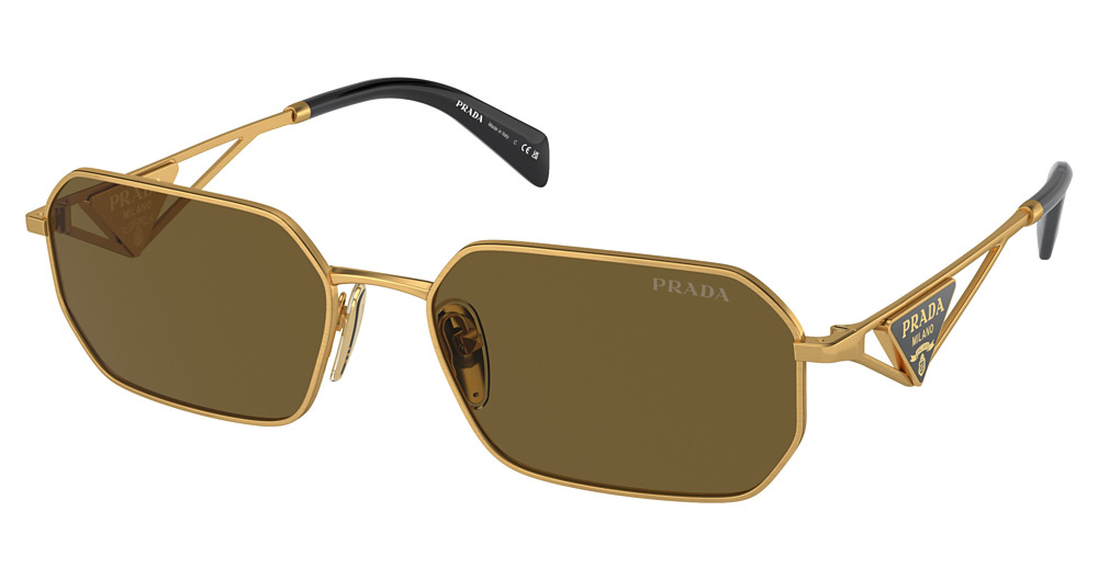 MATTE GOLD / DARK BROWN