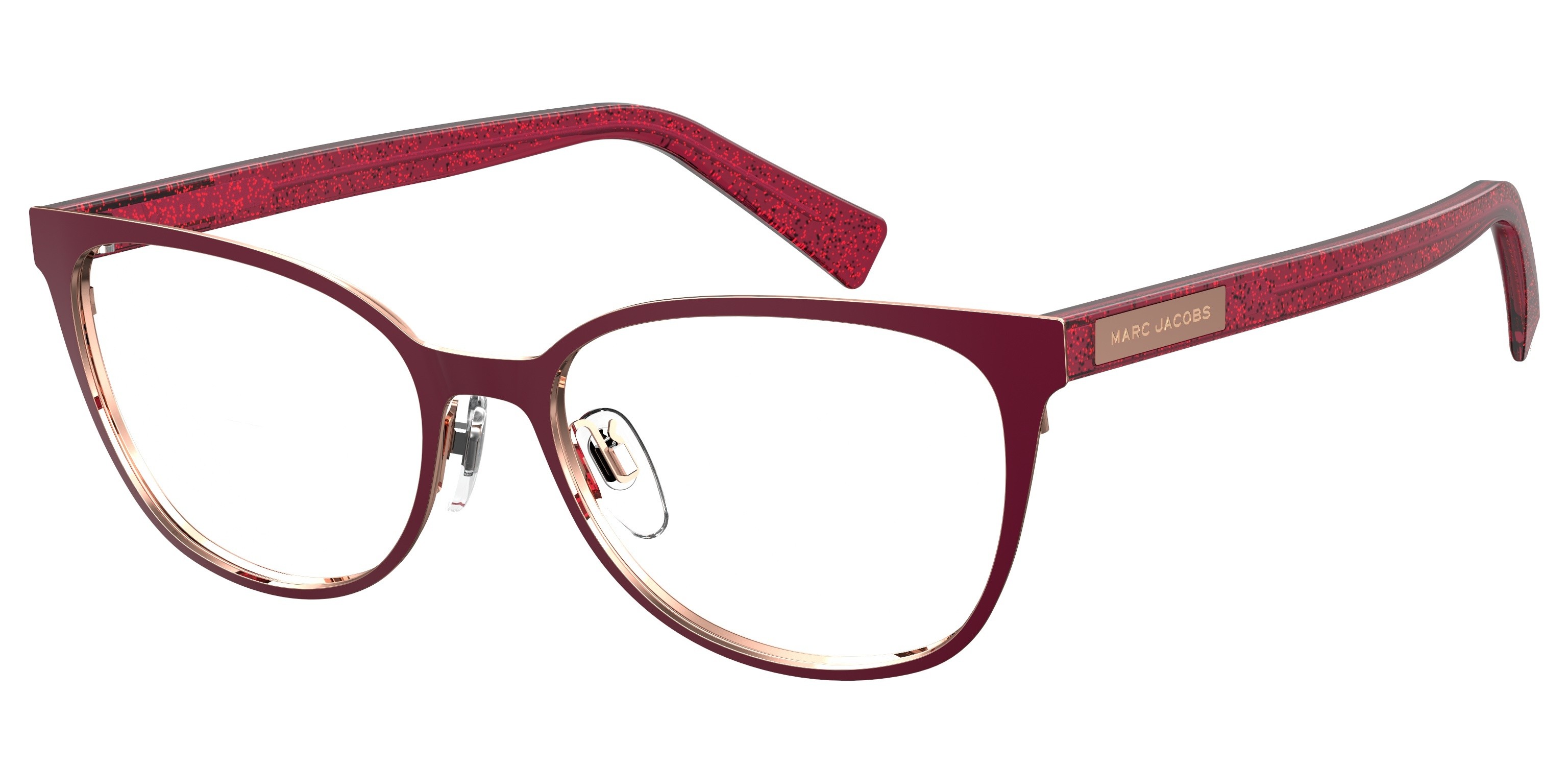 Marc Jacobs Marc 427 rectangle eyeglasses in Opal Burgundy