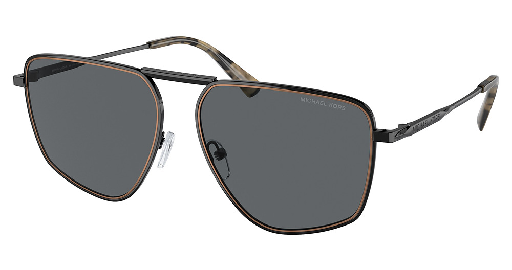 SHINY BLACK / DARK GREY SOLID