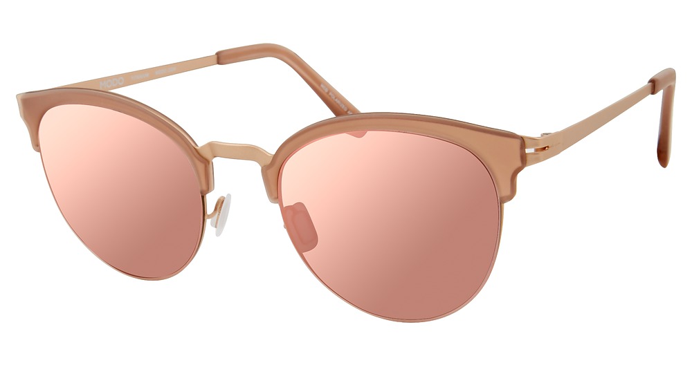 Modo 459 round sunglasses in Nude