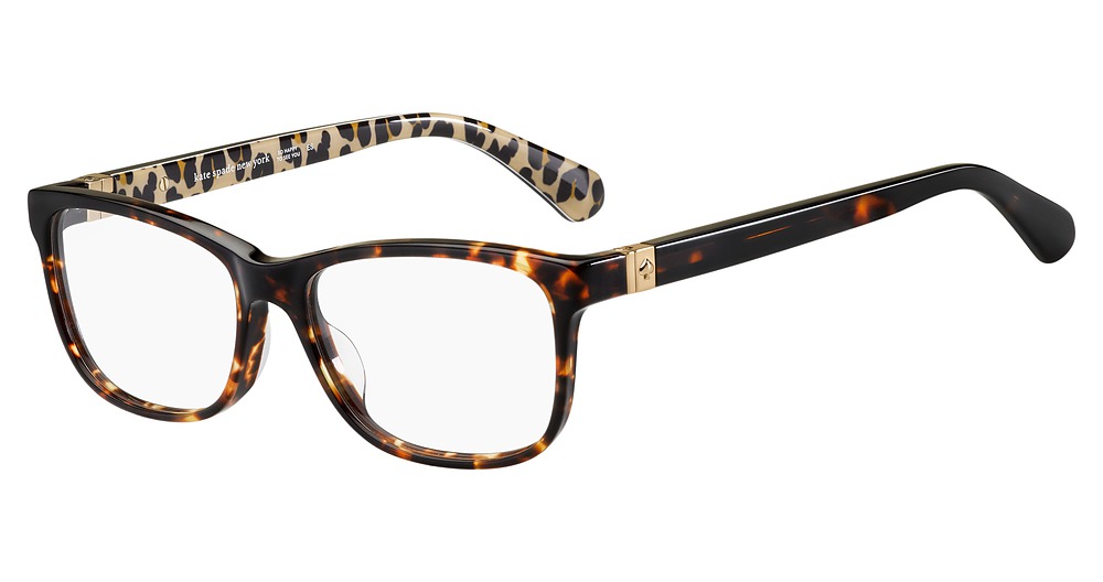 Kate Spade Calley rectangle eyeglasses in Havana Pattern