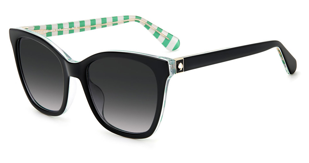 Kate Spade DESI/S/US cateye sunglasses in Black/Dark Grey Shaded