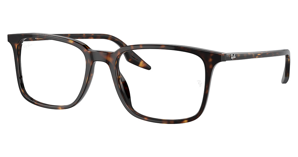 Ray-Ban RX5421F square eyeglasses in Havana