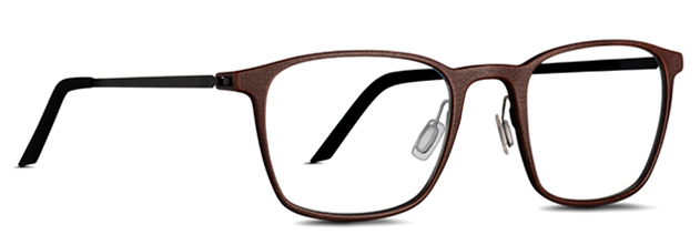 Chocolate Brown - Silver Brushed Temple