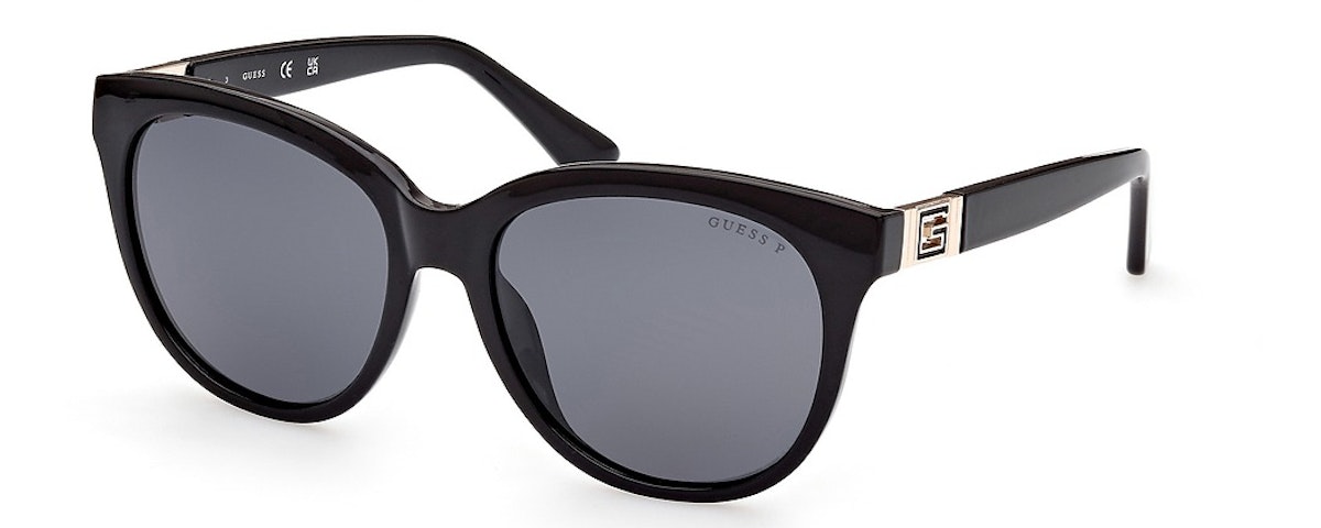 shiny black / smoke polarized