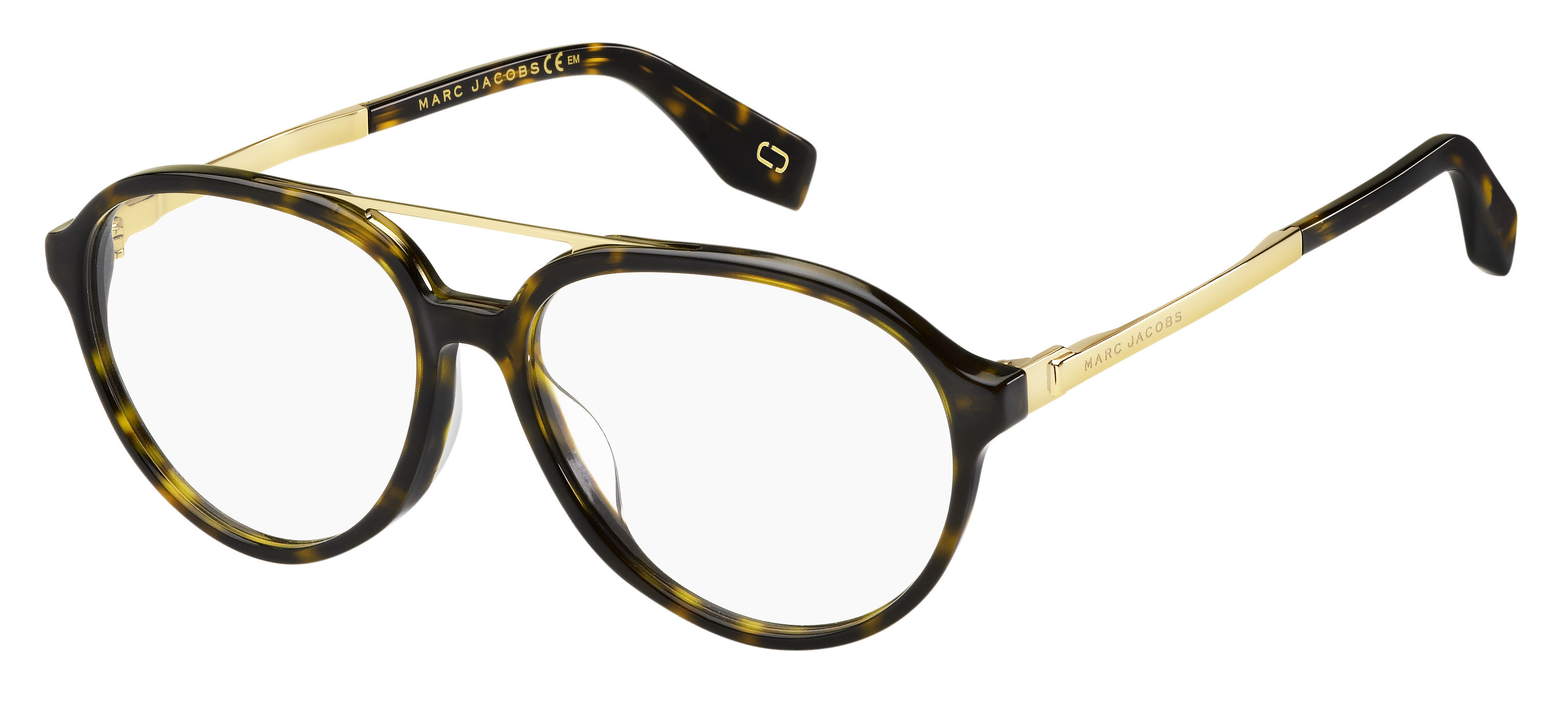 Marc Jacobs Marc 319/G round eyeglasses in Dark Havana