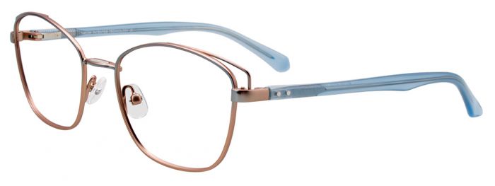 Satin Light Blue & Light Brown