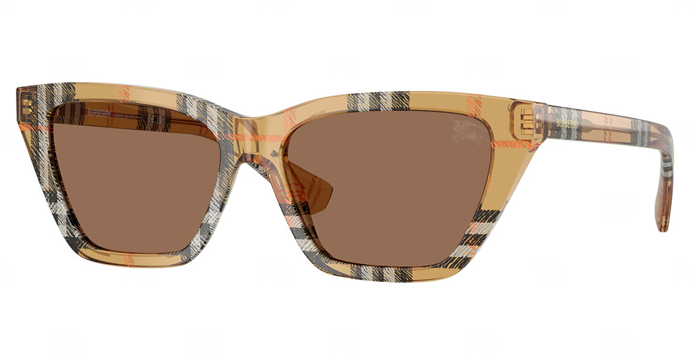 CHECK SAND / DARK BROWN