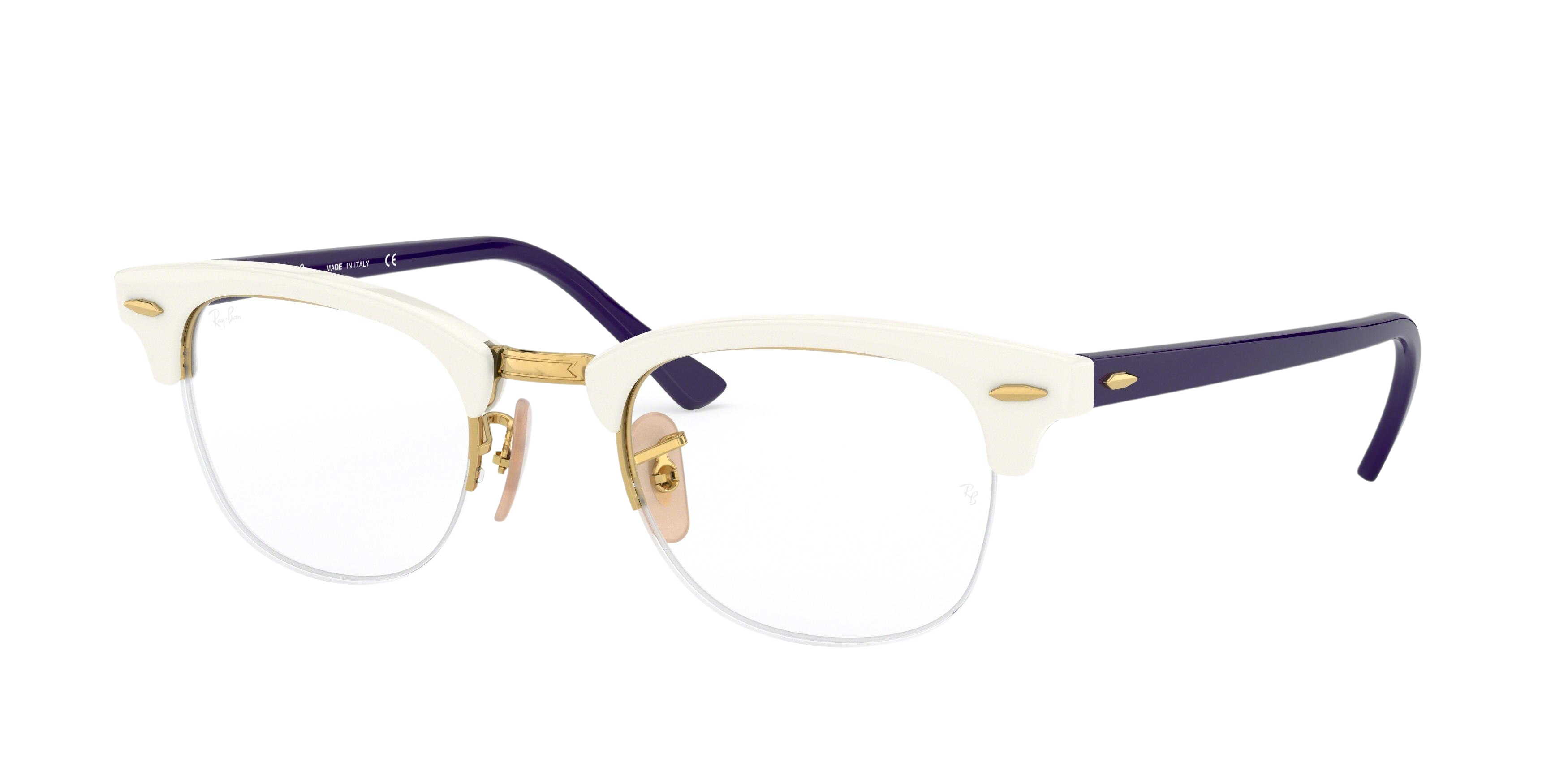 Ray-Ban RX4354V square eyeglasses in White