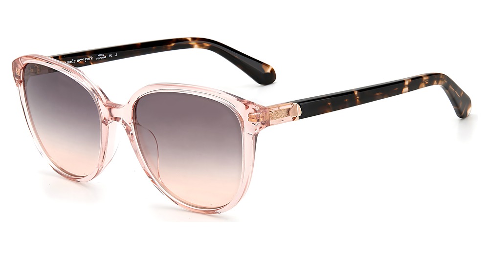 Kate Spade VIENNE/G/S round sunglasses in Pink/Grey Shded Pink