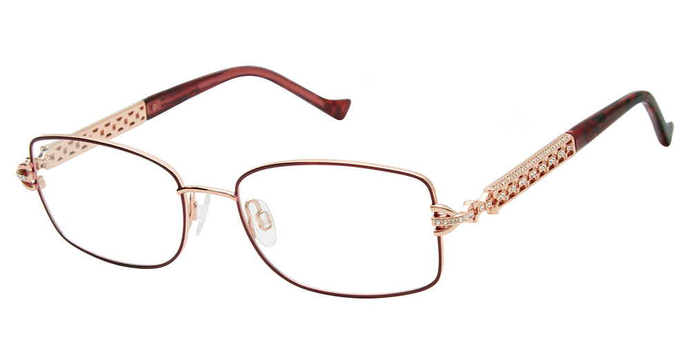 burgundy/rosegold