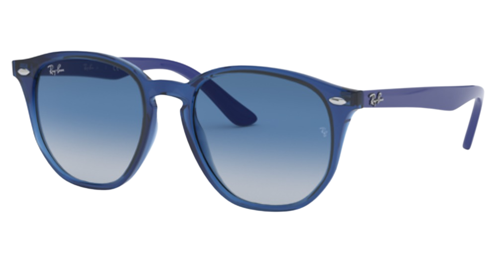 TRANSPARENT BLUE / LIGHT GREY GRADIENT DARK BLUE