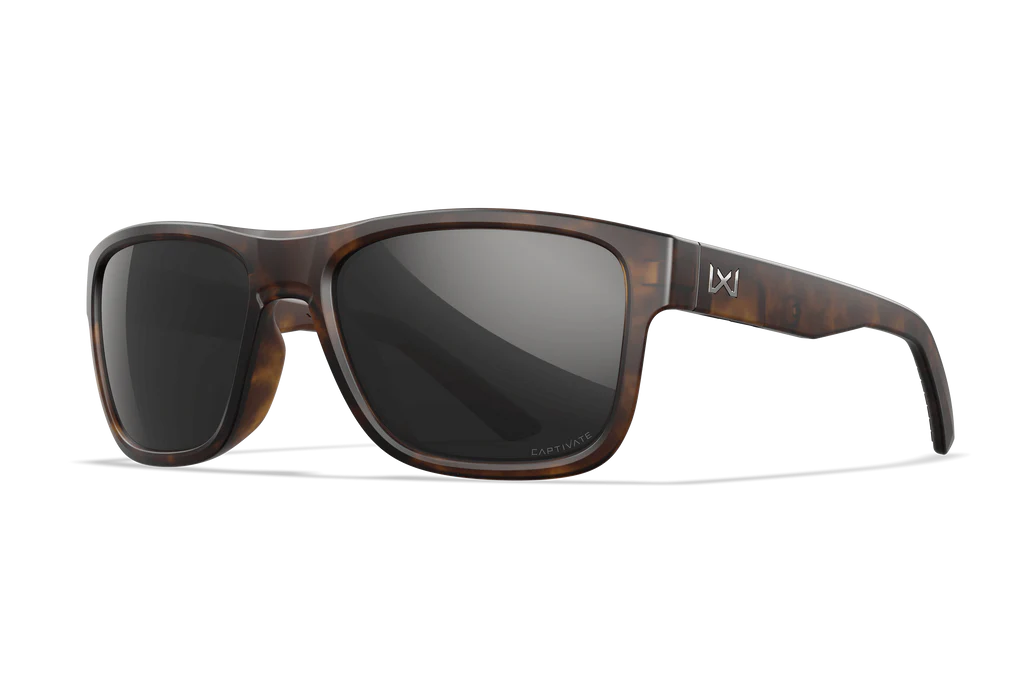 MATTE TORTOISE BROWN / CAPTIVATE POLARIZED BLACK MIRROR