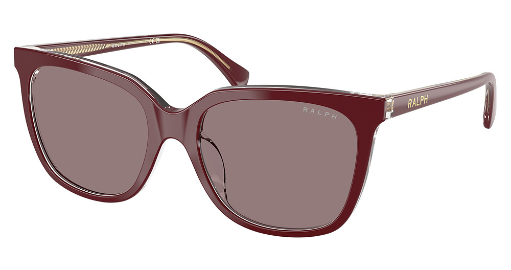BURGUNDY ON TRANSPARENT / VIOLET