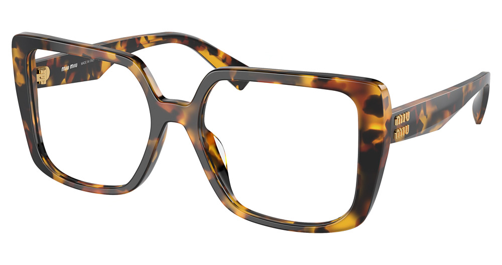 Miu Miu MU 06VV cateye eyeglasses in Honey Havana