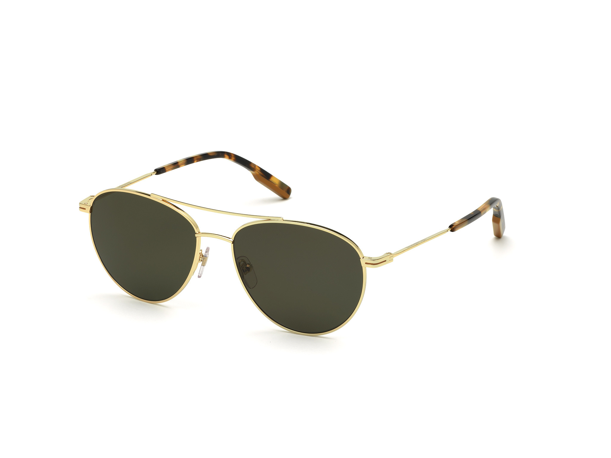 Shiny Endura Gold, Vicuna / Green Polarized