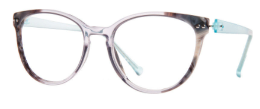 iGreen IGX004 cateye eyeglasses in Purple Blue Tort