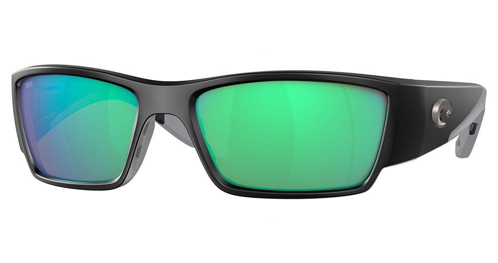 MATTE BLACK / GREEN MIRROR 580G
