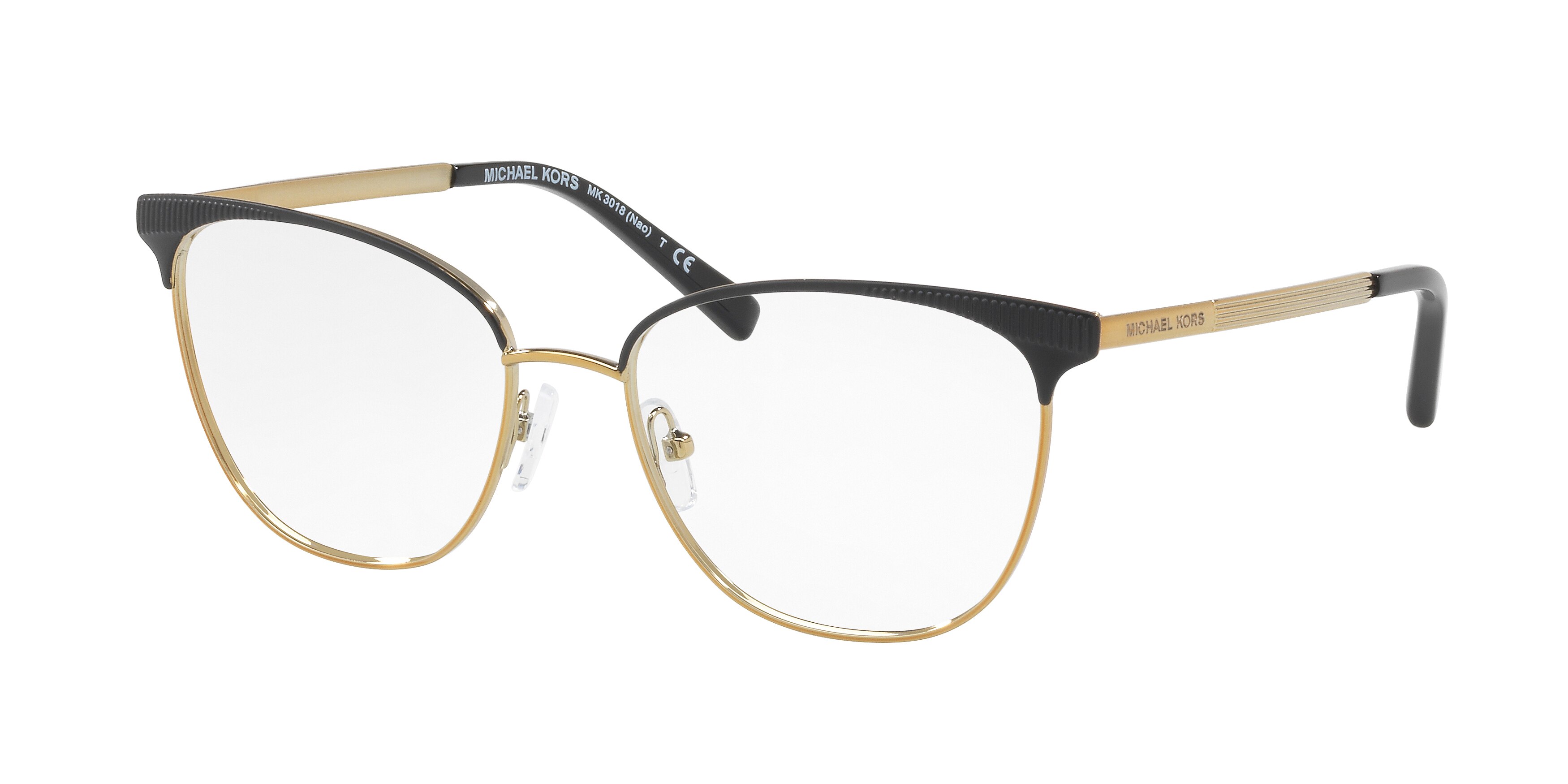 MATTE BLACK/PALE GOLD-TONE
