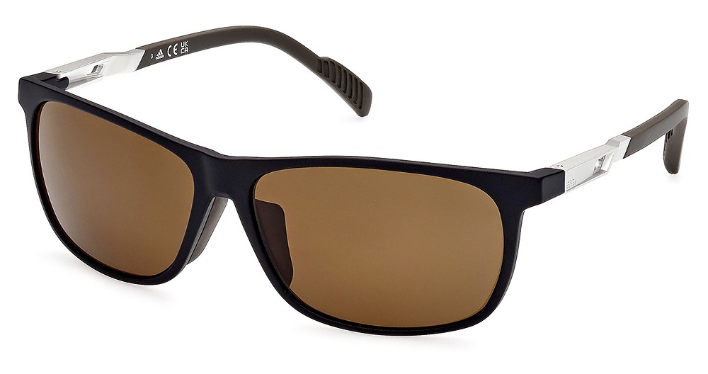 matte black / brown polarized