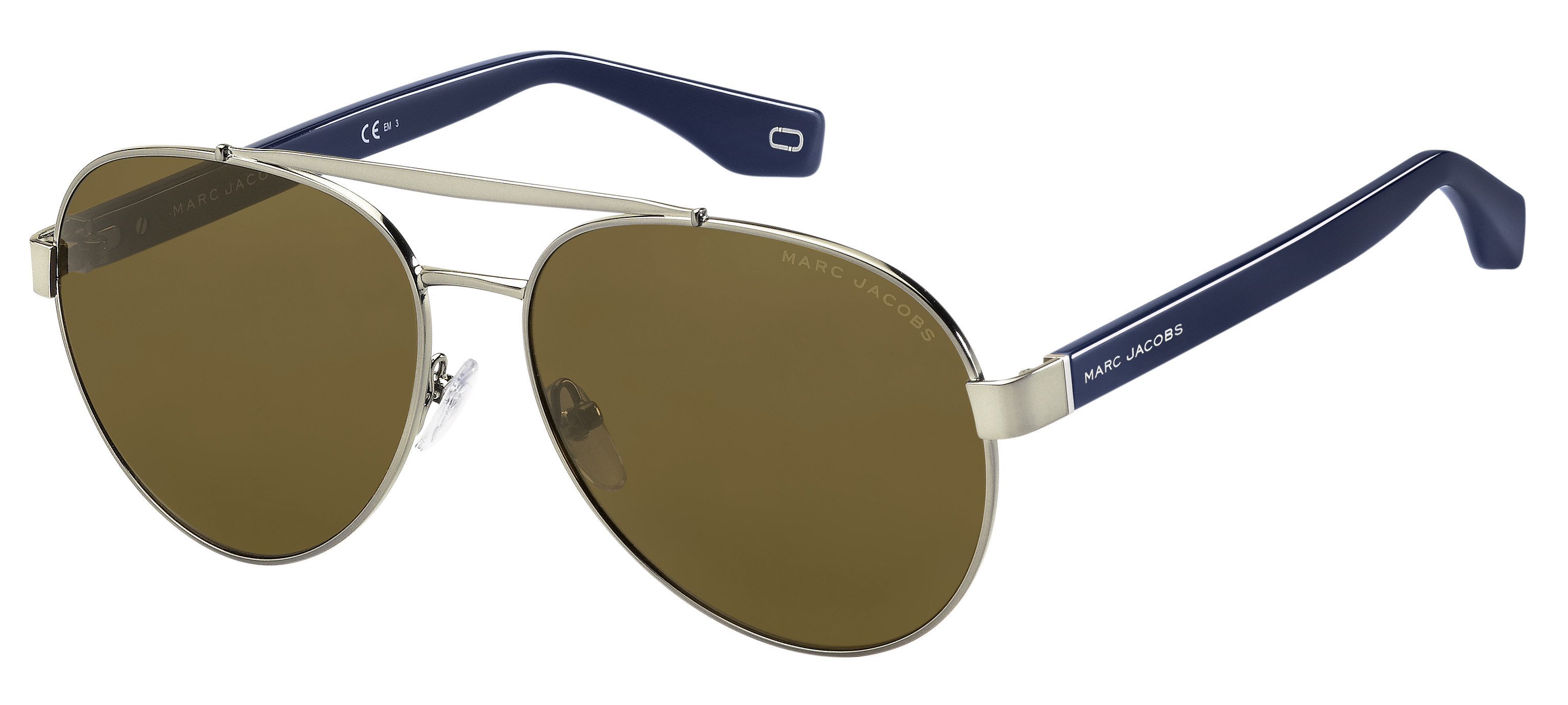 Marc Jacobs Marc 341/S round sunglasses in Blue (70 Brown)