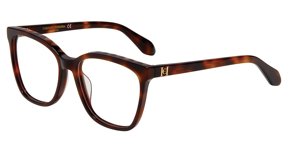 Carolina Herrera VHN604 square eyeglasses in Tortoise 01 Ay