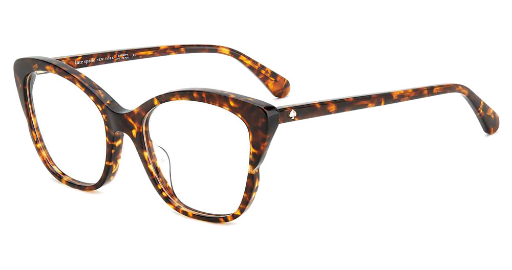 Kate Spade LAYLANI rectangle eyeglasses in Havana
