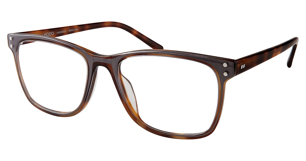 Modo 6618 square eyeglasses in Grey/Tortoise