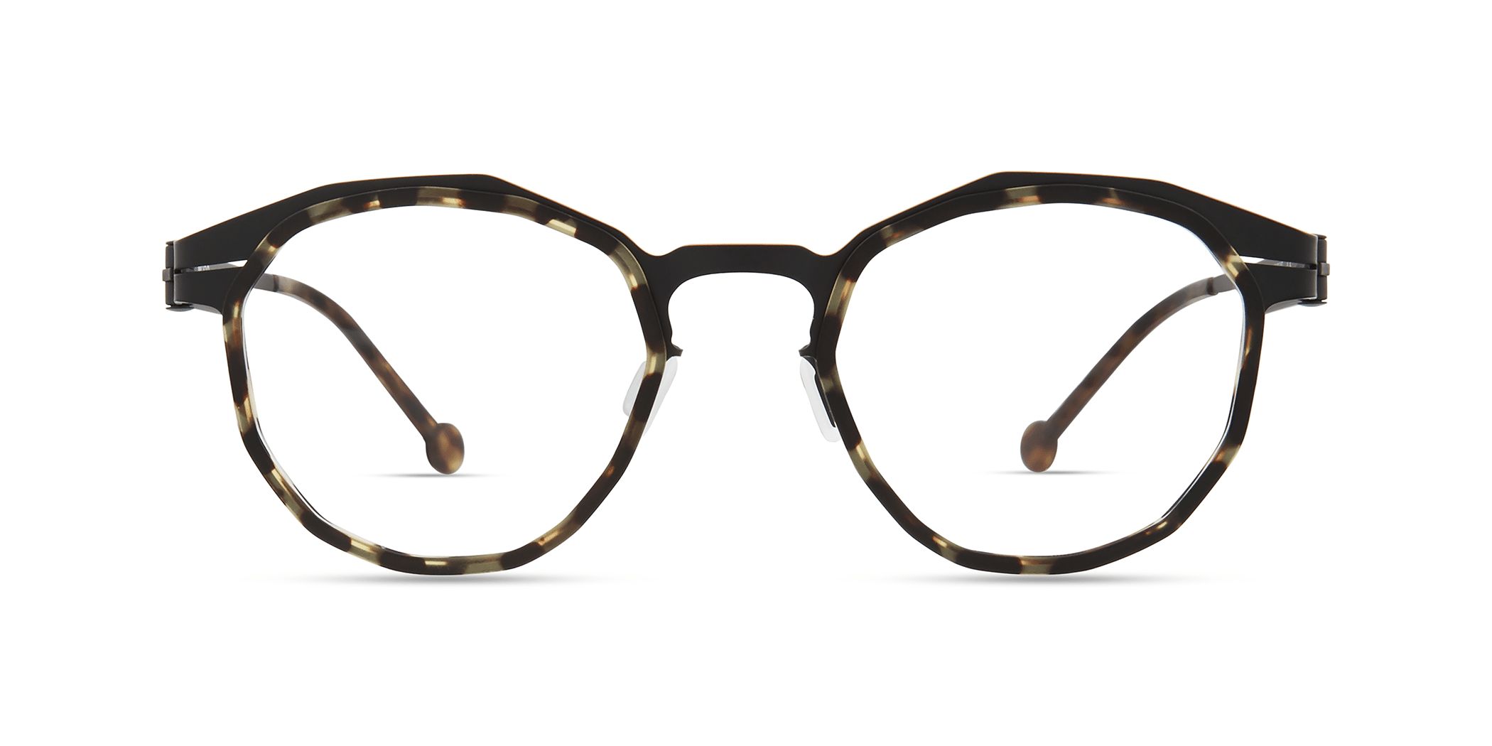 Modo NAVIGLI irregular eyeglasses in Tortoise/Black