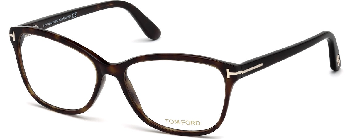 Shiny Dark Classic Havana, Shiny Rose Gold "t" Logo