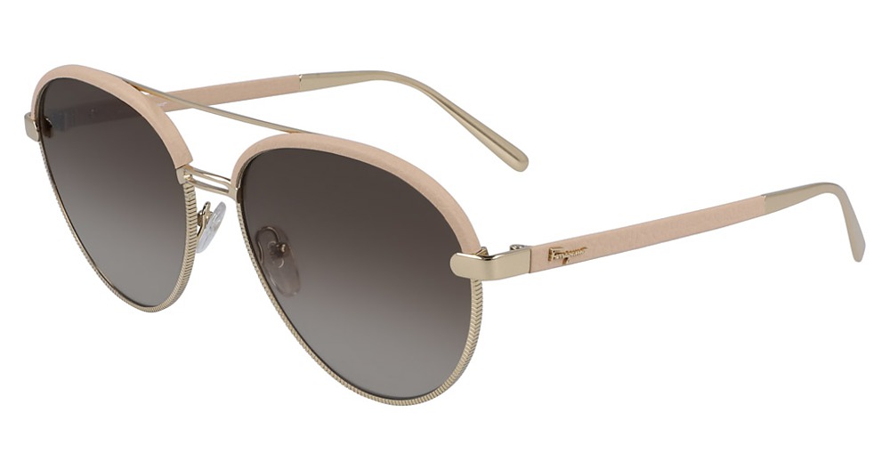 (718) GOLD/NUDE LEATHER