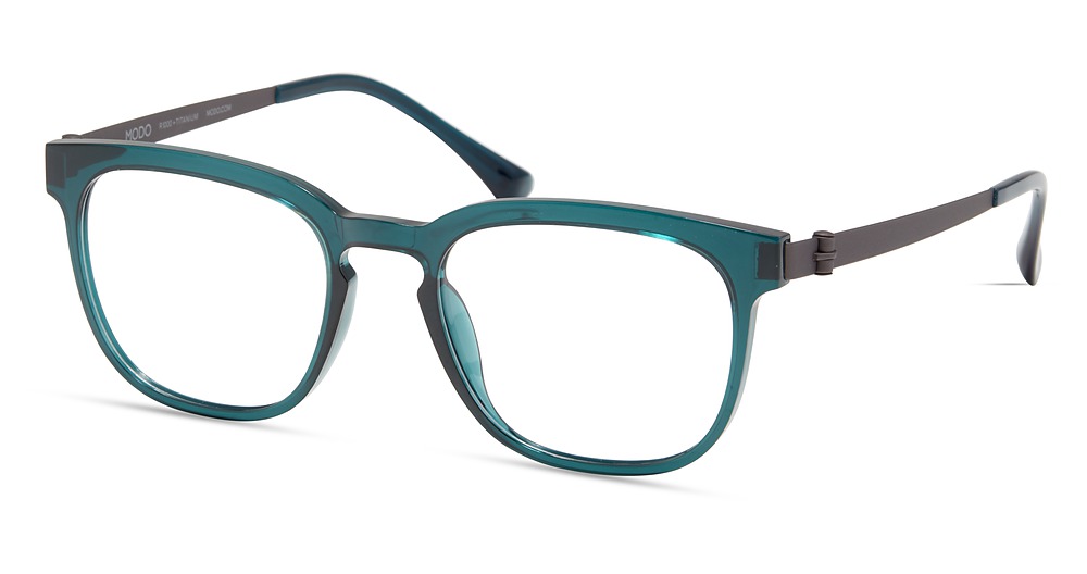 Modo 7038 round eyeglasses in Teal