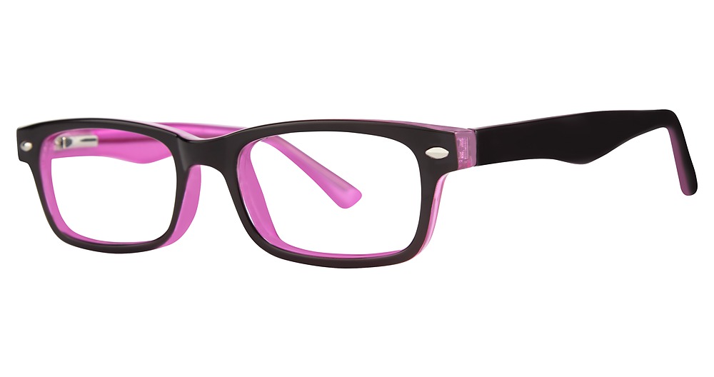 black/pink