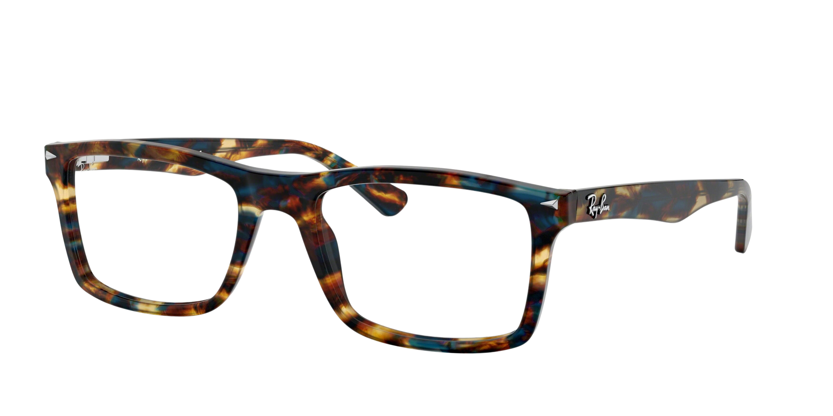 SPOTTED BLUE/BROWN/YELLOW