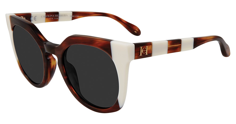 Carolina Herrera SHN595 cateye sunglasses in Tortoise 0782