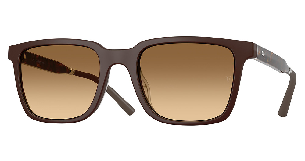 SEMI-MATTE DARK BROWN / SADDLE GRADIENT