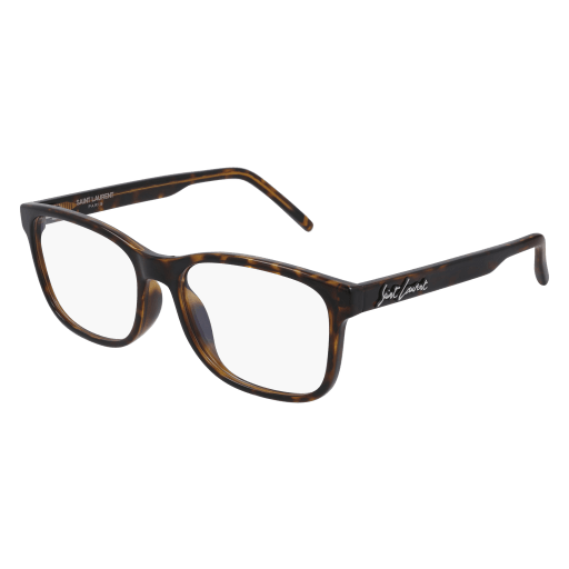 Saint Laurent SL 398 rectangle sunglasses in Havana Havana Transparent