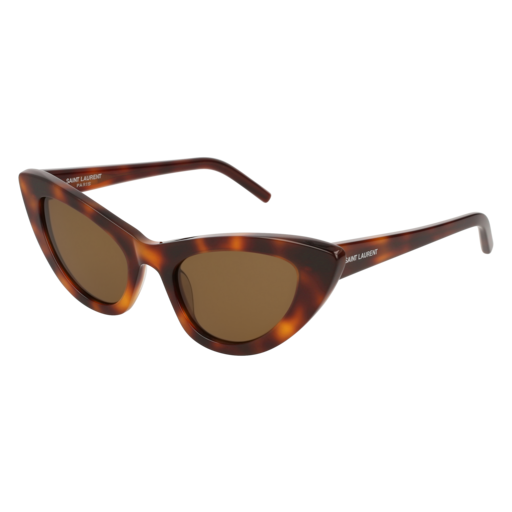 Saint Laurent SL 213 LILY cateye sunglasses in Havana