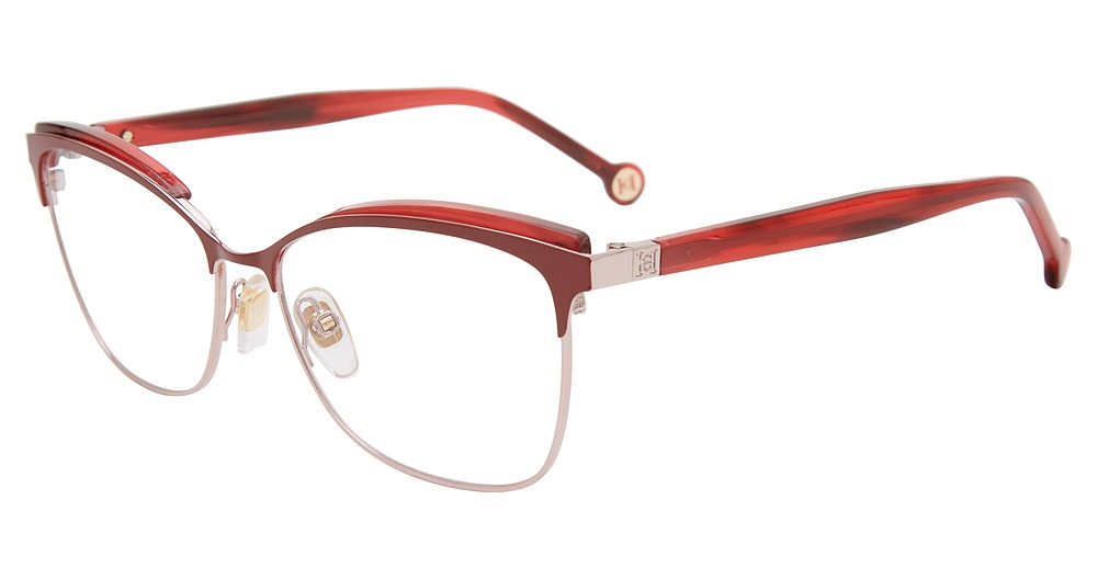 Carolina Herrera VHE188K cateye eyeglasses in Red 0 K99