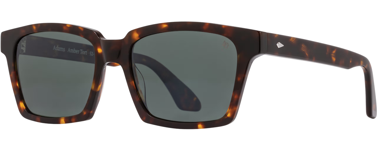 Amber Tortoise / Green Nylon