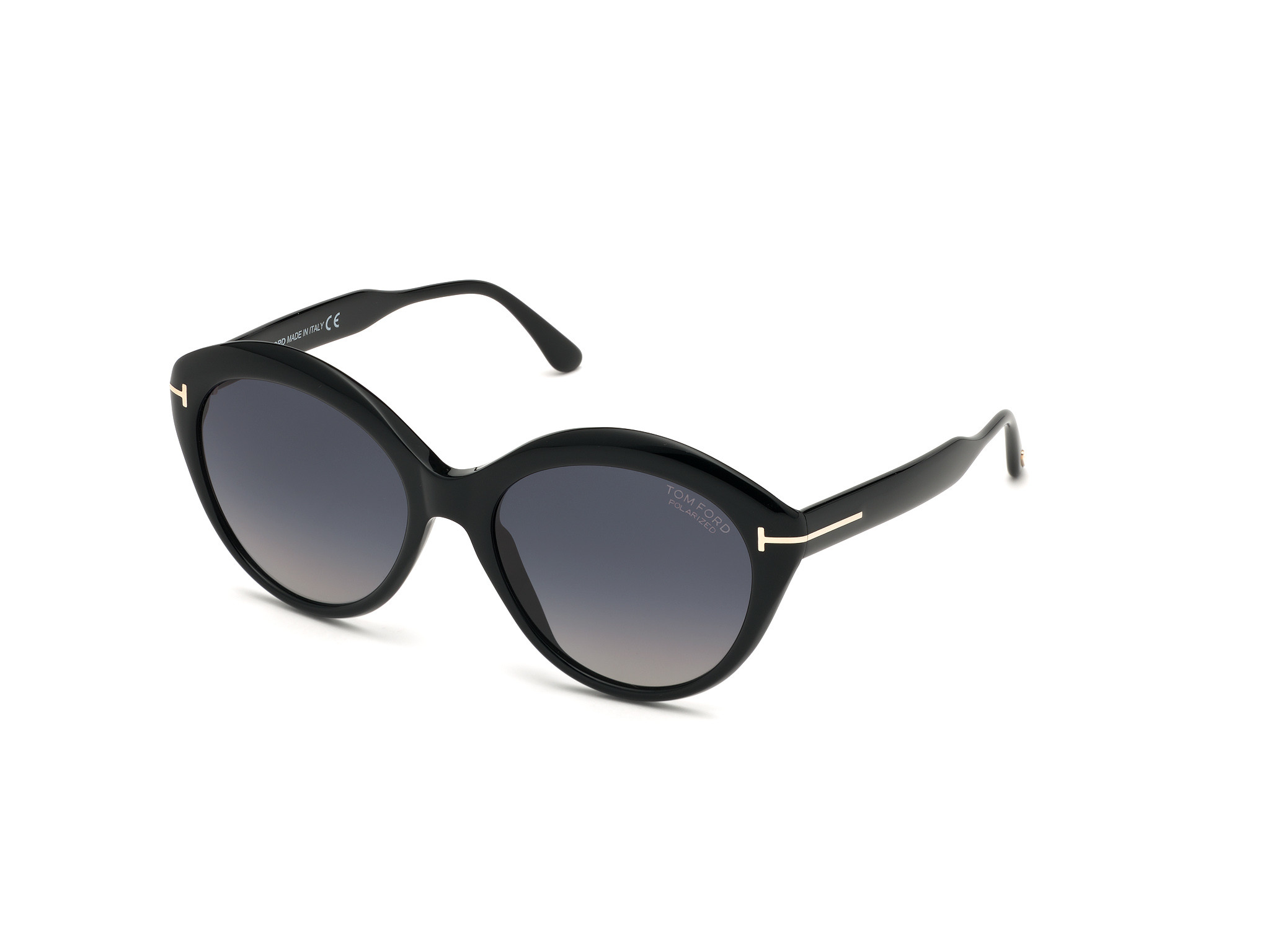 Shiny Black/ Polarized Gradient Smoke Lenses