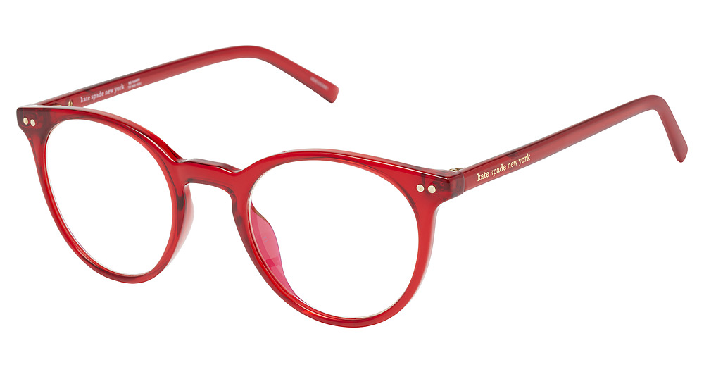 Kate Spade MISA/BB round eyeglasses in Red